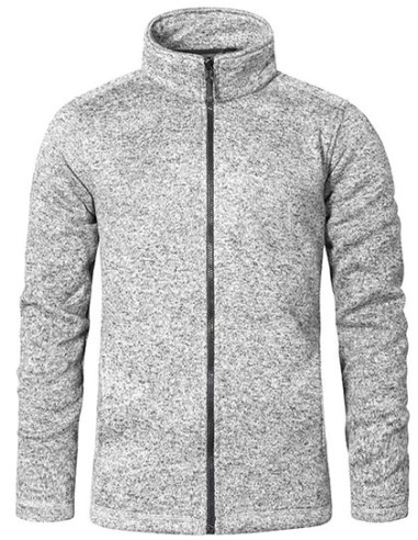 P-7720-Mens Knit Fleece Jacket C+